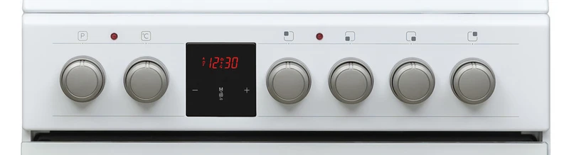 Sharp KF-56VDD19W-DE 50x60cm Freestanding Vitroceramic Single Oven, White