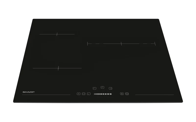 Sharp KH-6V13NS0I-EU Built-In 60cm Vitroceramic Hob, Slider Touch Control