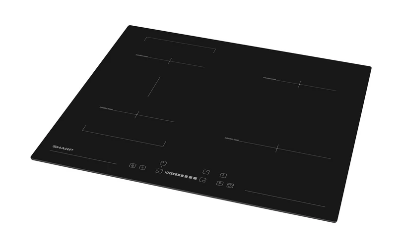 Sharp KH-6I35NS0K-EU Built-In 60cm Induction Hob, Slider Touch Control