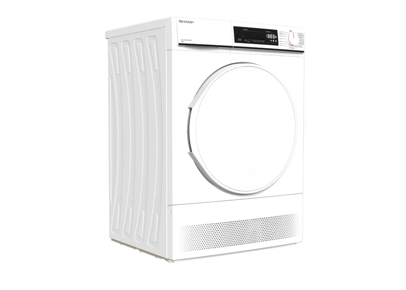 SHARP KD-NCB7S7PW91-FR Freestanding Tumble Dryer 7 kg B Class with Condenser Technology