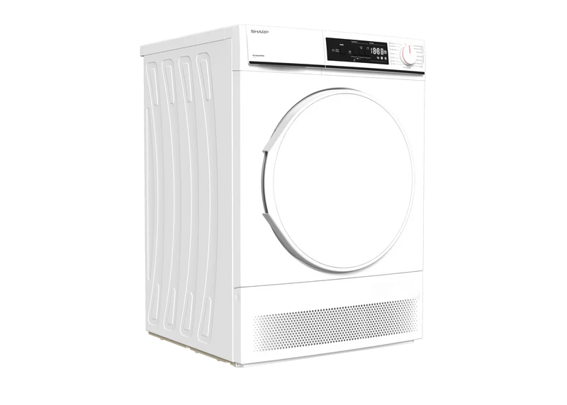 SHARP KD-NCA7S7PW91-DE Freestanding Tumble Dryer 7 kg B Class with Condenser Technology