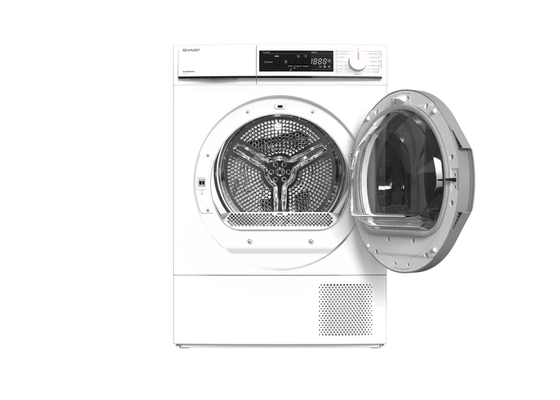 SHARP KD-NHA8S6GW21-BX Freestanding Tumble Dryer 8 kg A++ with Heat Pump Technology