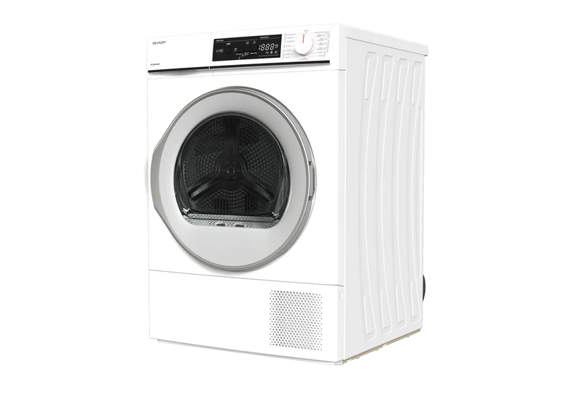 SHARP KD-NHA8S6GW21-BX Freestanding Tumble Dryer 8 kg A++ with Heat Pump Technology