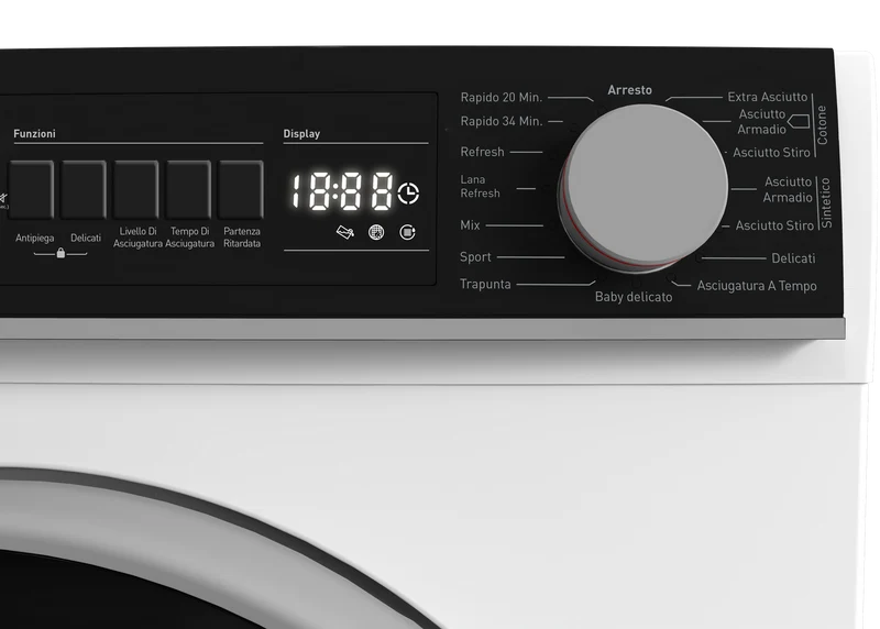 SHARP KD-NHB9S7GW2-IT Freestanding Tumble Dryer 9 kg A++ with Heat Pump Technology
