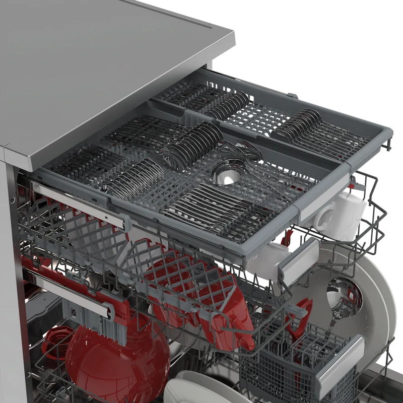SHARP QW-NA25F44BI Freestanding 60cm Dishwasher 14PS 44 db B Class with EcoBox Technology