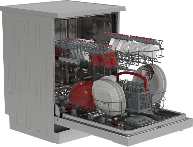 SHARP QW-NA1BF47DI Freestanding 60cm Dishwasher 13PS 47 db D Class with MicroBan Technolgy