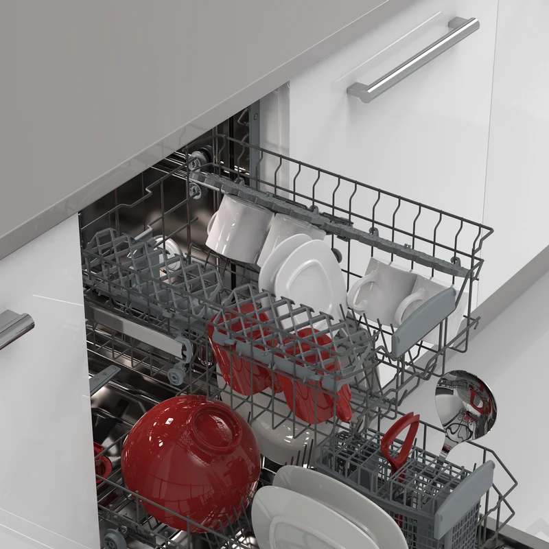 SHARP QW-I1GI47EX Integrated 45cm Dishwasher 10PS 47 db E Class with Hygiene Technology
