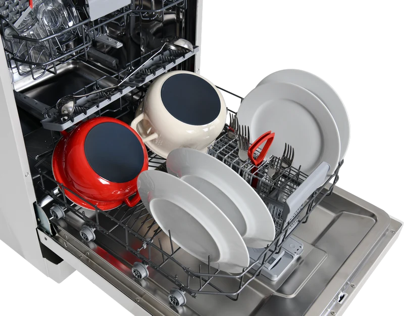 SHARP QW-NA1FF45DW Freestanding 60cm Dishwasher 16PS 45 db D Class with Multifunctional rack