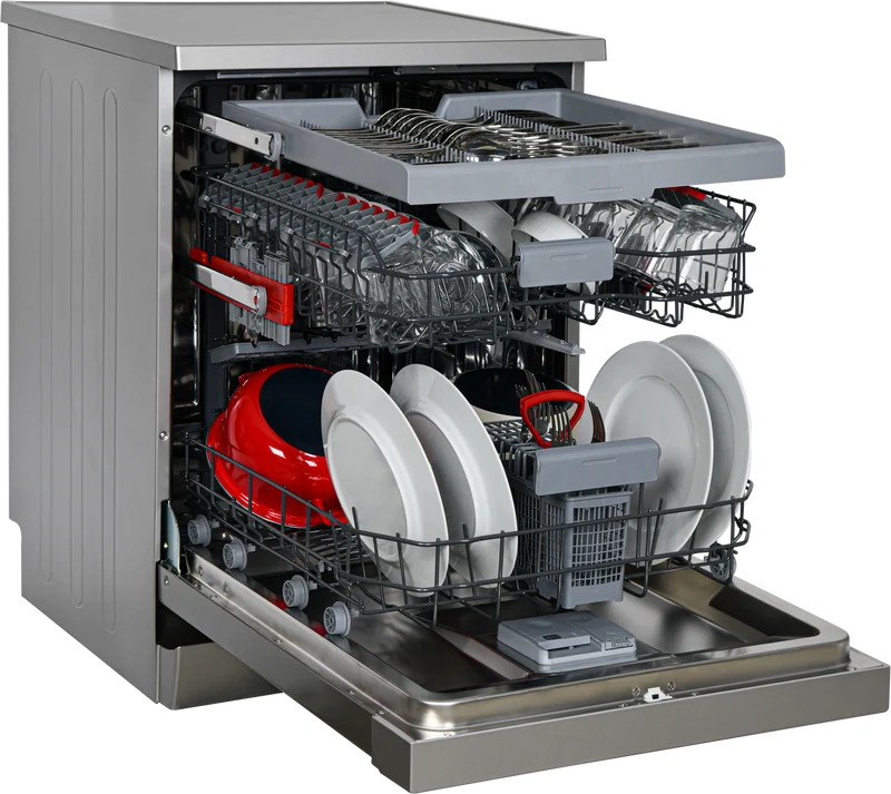 SHARP QW-NA1FF45DI Freestanding 60cm Dishwasher 16PS 45 db D Class with Multifunctional rack