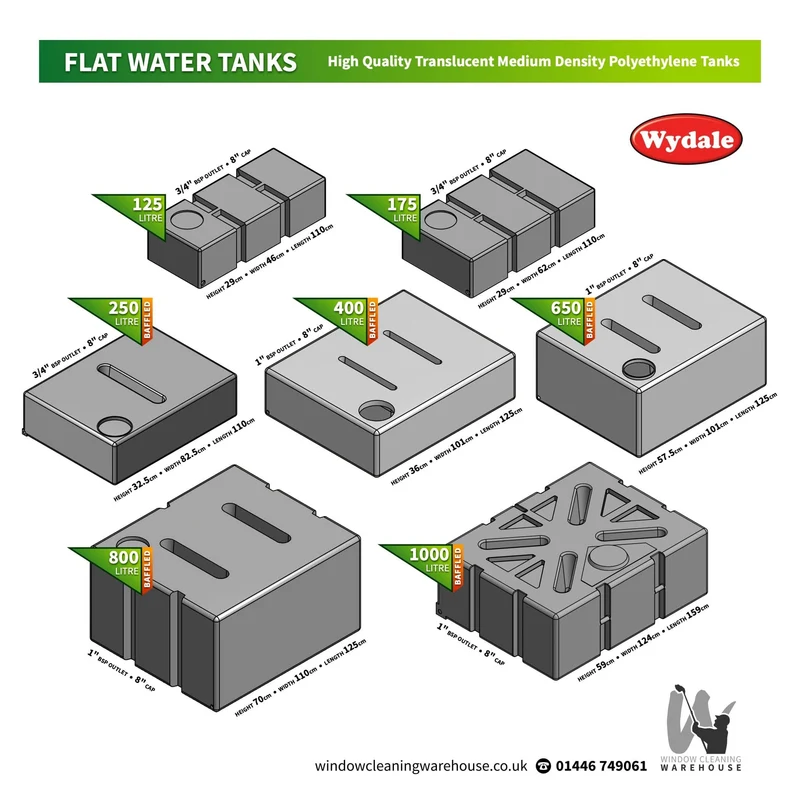 High Quality Flat Tanks