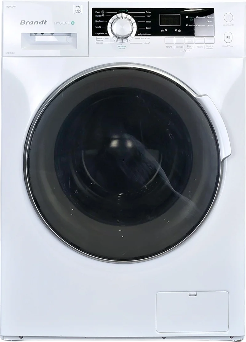 Lave-linge Hublot 7 kg Reconditionné BRANDT WFB174QW