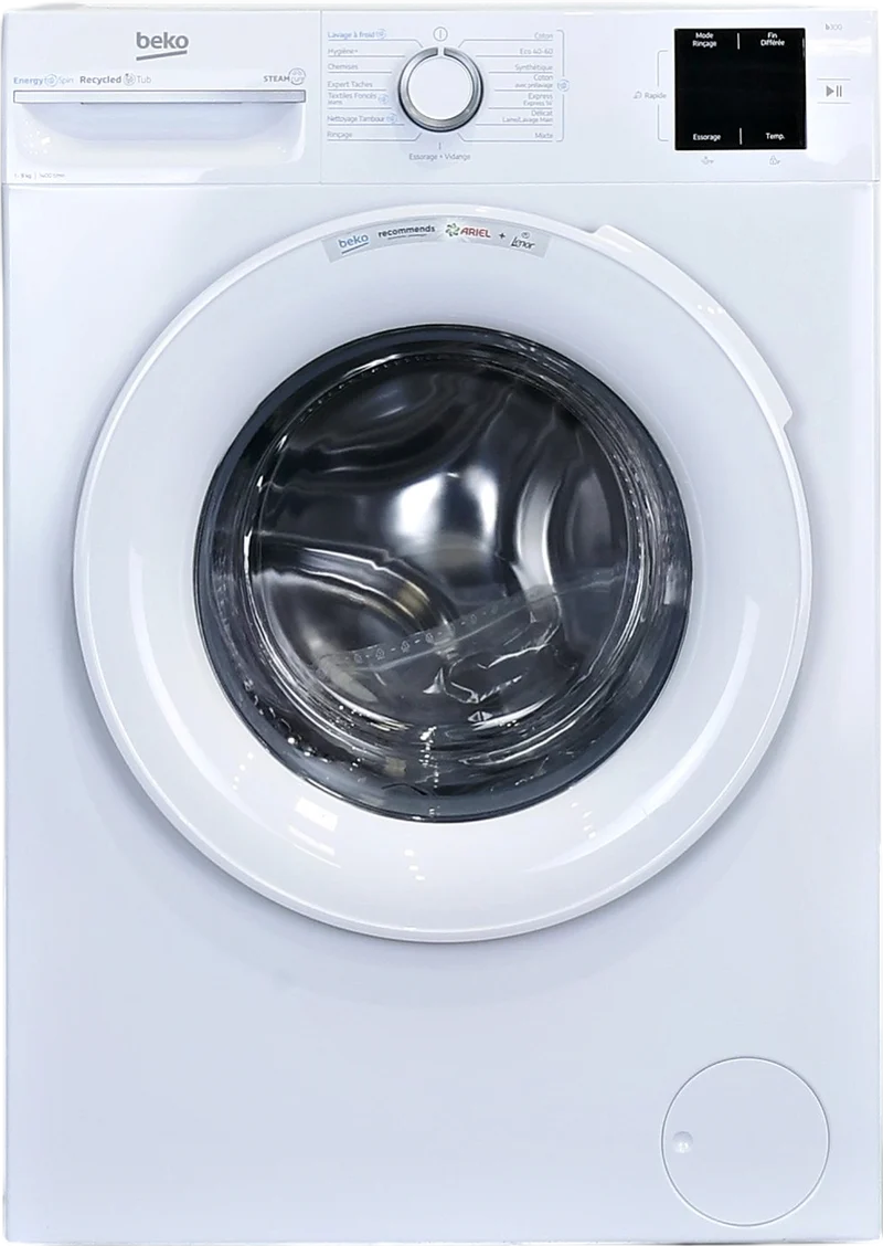 Lave-linge Hublot 9 kg Reconditionné BEKO LLFT39411