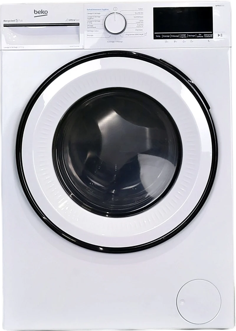 Lave-linge Sechant 10 kg Reconditionné BEKO B3YDFT51044W