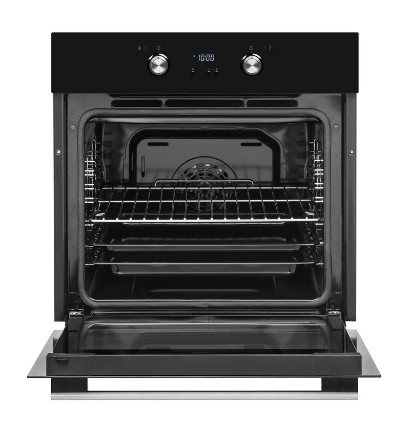 Sharp K-61D27BM1-EU Built-In 69lt. Pyrolytic Fan Assisted Oven, Black