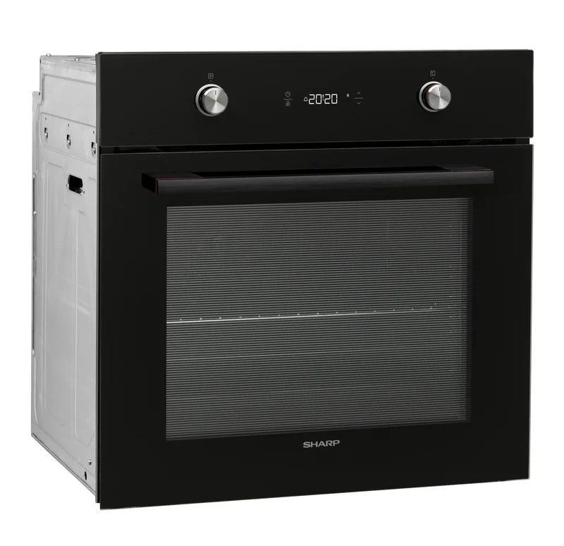 Sharp K-60P19BNL-EU Built-In 69lt. Standard Multifunction Oven, Black
