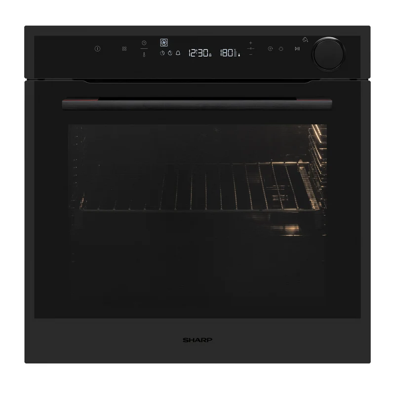 Sharp KA-73F68BNH-EU Built-In 78lt. Steam Assisted Multifunction Oven, Matte Black