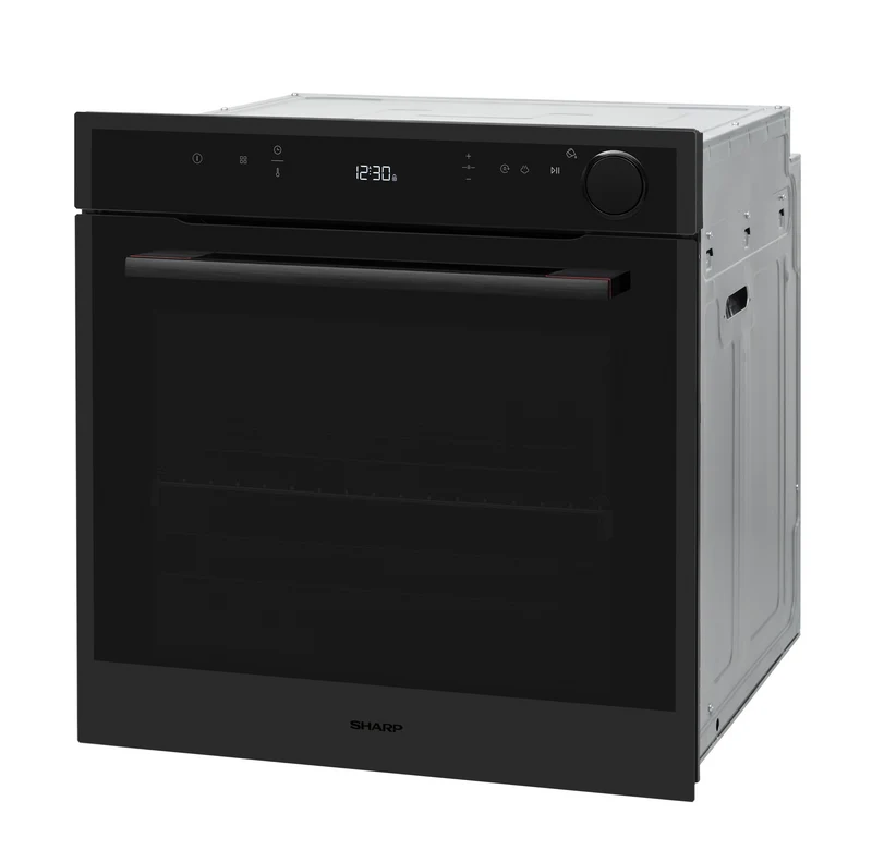 Sharp KA-73F68BNH-EU Built-In 78lt. Steam Assisted Multifunction Oven, Matte Black