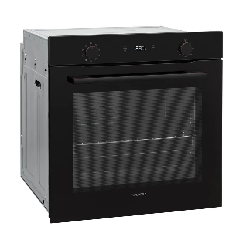 Sharp KA-70P19BNM-EU Built-In 78lt. Standard Multifunction Oven, Black