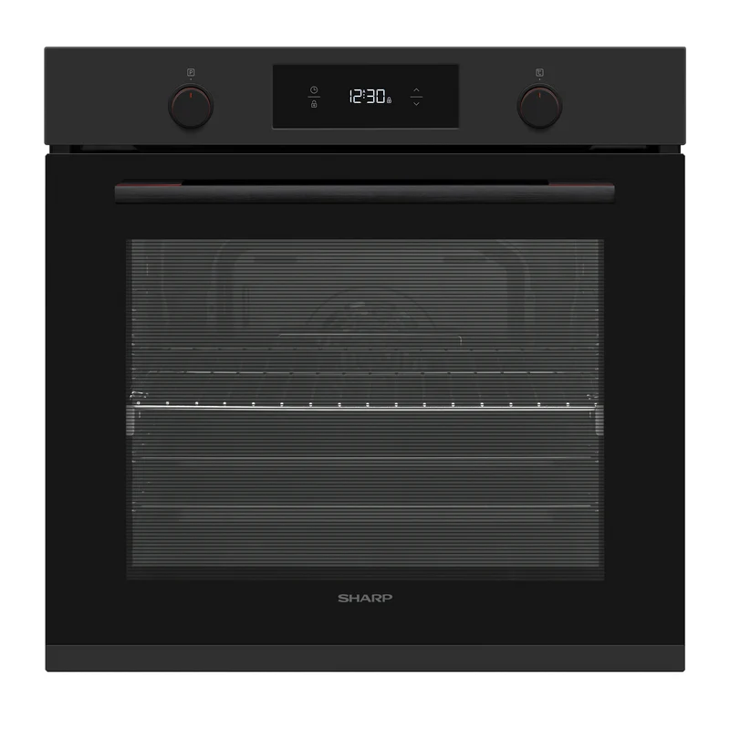 Sharp K-70P19BNH-EU Built-In 78lt. Standard Multifunction Oven, Matte Black