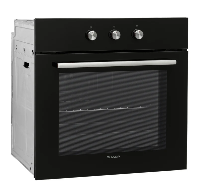 Sharp K-60M15BNL-FR Built-In 72lt. Standard Static Oven, Black