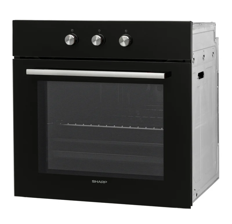 Sharp K-60M15BNL-FR Built-In 72lt. Standard Static Oven, Black