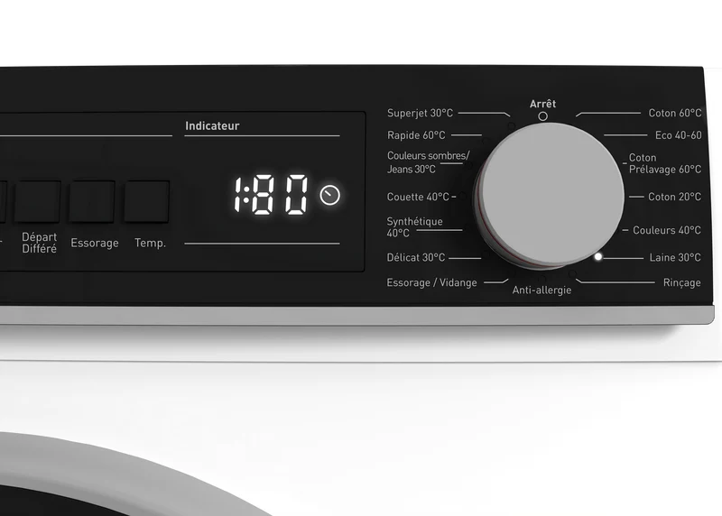 SHARP ES-NFB914AWNA-FR Freestanding Washing Machine 9 kg 1400 RPM A Class with Steam Technology