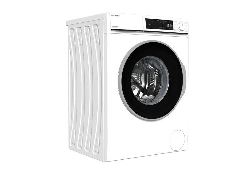 SHARP ES-NFA814BW1NA-IT Freestanding Washing Machine 8 kg 1400 RPM A Class with Advanced Inverter Motor Technology