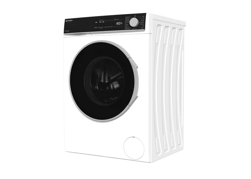 SHARP ES-NB814WNA-BE Freestanding Washing Machine 8 kg 1400 RPM A Class with Steam Technology