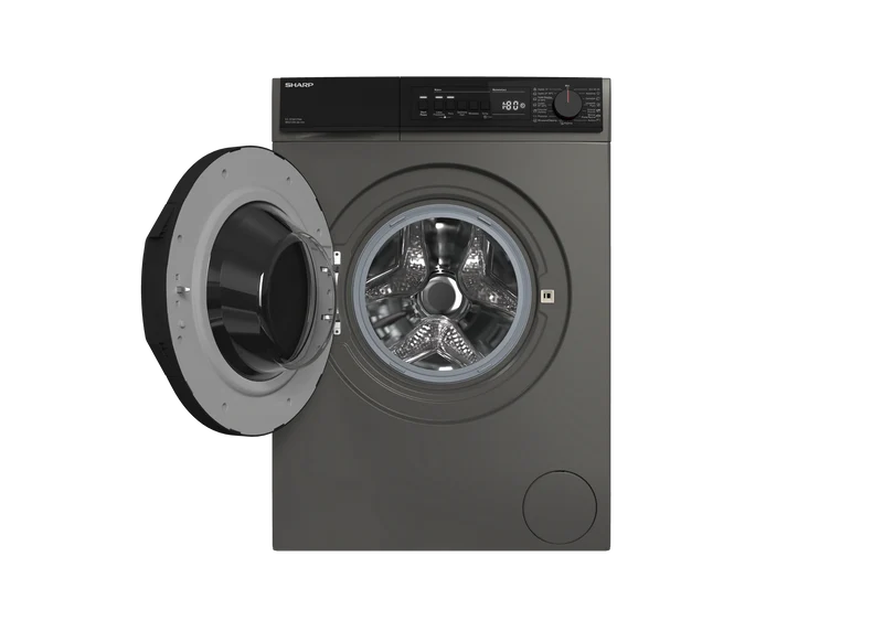 SHARP ES-SFB812YAA-PL Freestanding Washing Machine 8 kg 1400 RPM A Class with Slim Depth