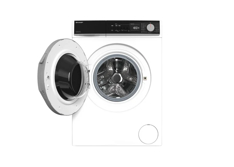 SHARP ES-SFB812YWA-PL Freestanding Washing Machine 8 kg 1400 RPM A Class with Slim Depth