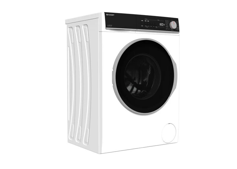 SHARP ES-SFB812YWA-EE Freestanding Washing Machine 8 kg 1400 RPM A Class with Slim Depth