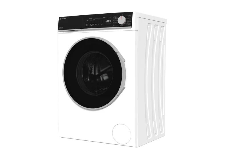 SHARP ES-SFB812YWA-EE Freestanding Washing Machine 8 kg 1400 RPM A Class with Slim Depth