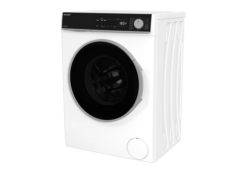 SHARP ES-SFB812YWA-EE Freestanding Washing Machine 8 kg 1400 RPM A Class with Slim Depth