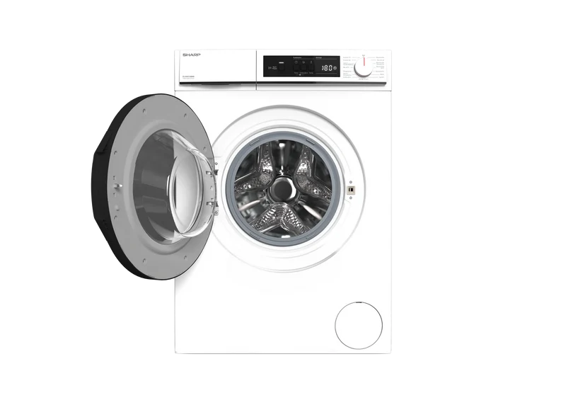 SHARP ES-NFA714BWB-DE Freestanding Washing Machine 7 kg 1400 RPM B Class with Advanced Inverter Motor Technology