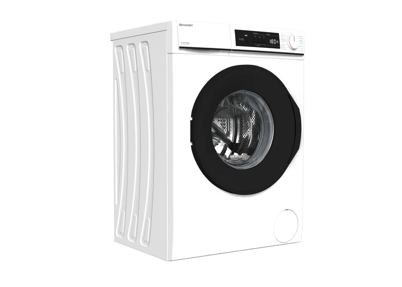 SHARP ES-NFA714BWB-DE Freestanding Washing Machine 7 kg 1400 RPM B Class with Advanced Inverter Motor Technology