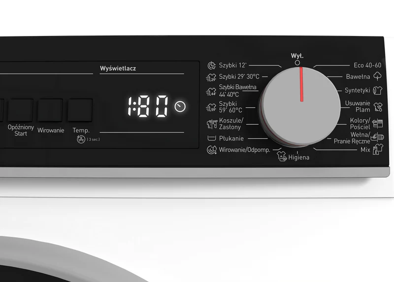 SHARP ES-SFB712YWB-PL Freestanding Washing Machine 7 kg 1200 RPM B Class with Slim Depth