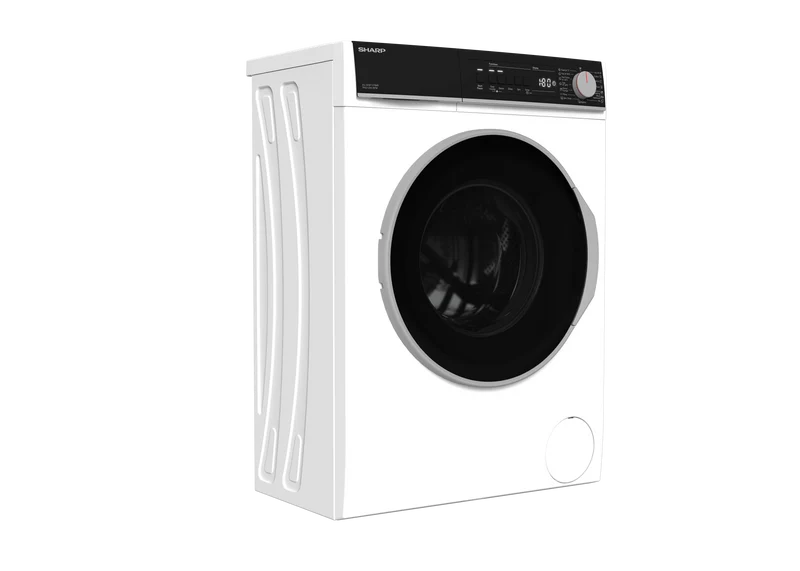 SHARP ES-SFB712YWB-EE Freestanding Washing Machine 7 kg 1200 RPM B Class with Slim Depth