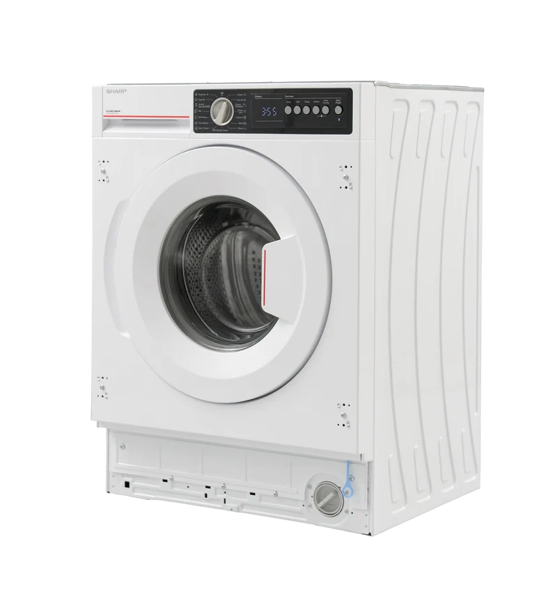SHARP ES-NIB714BWNA-EE Integrated Washing Machine 7 kg 1400 RPM A Class with Steam Technology