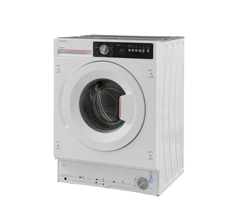 SHARP ES-NIB714BWNA-EE Integrated Washing Machine 7 kg 1400 RPM A Class with Steam Technology