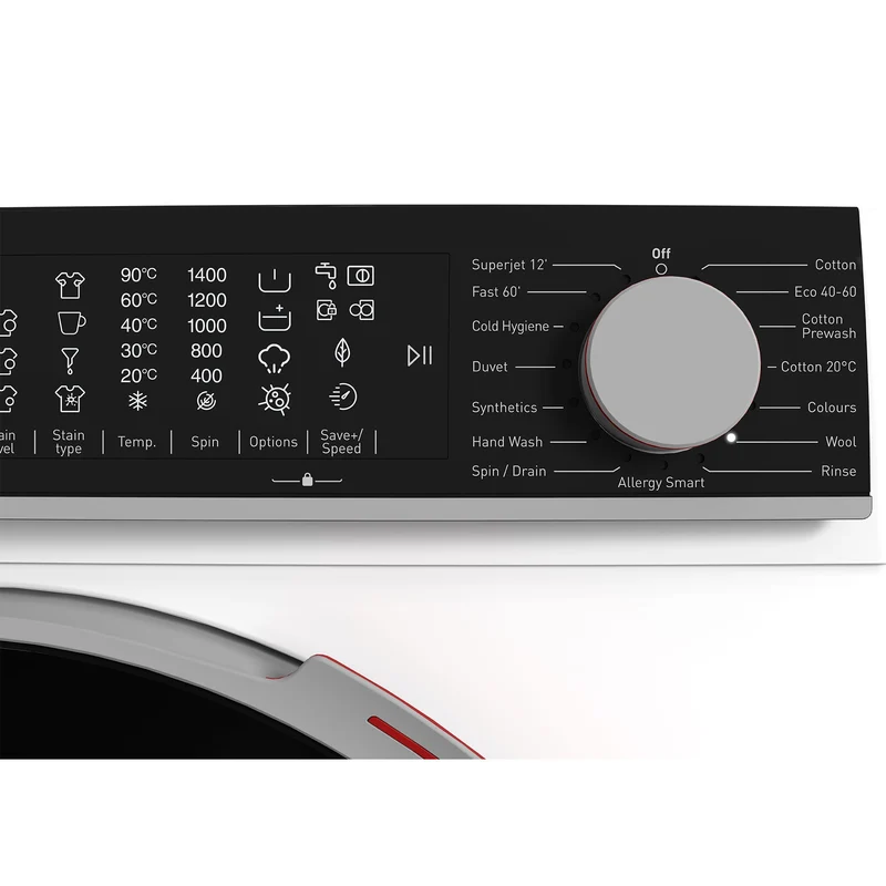 SHARP ES-NFL214CWDA-EN Freestanding Washing Machine 12 kg 1400 RPM A Class with DoubleJet Technology