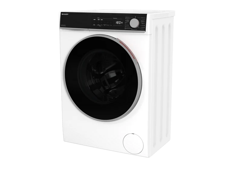 SHARP ES-NFB612CWB-PL Freestanding Washing Machine 6 kg 1200 RPM B Class with Slim Depth