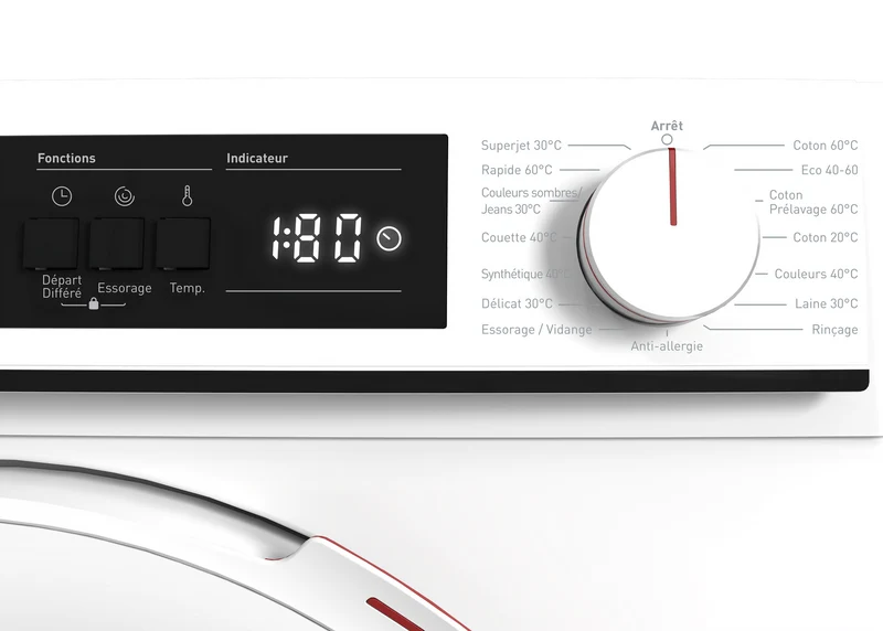 SHARP ES-NFA014DWNA-FR Freestanding Washing Machine 10 kg 1400 RPM A Class with Advanced Inverter Motor Technology