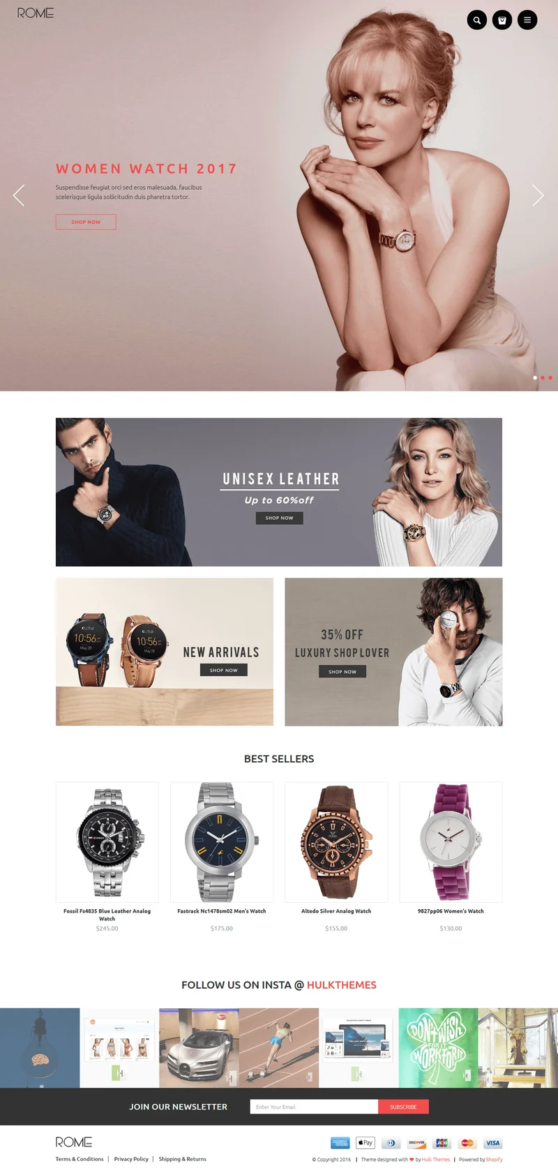 Rome Shopify Theme - HulkApps