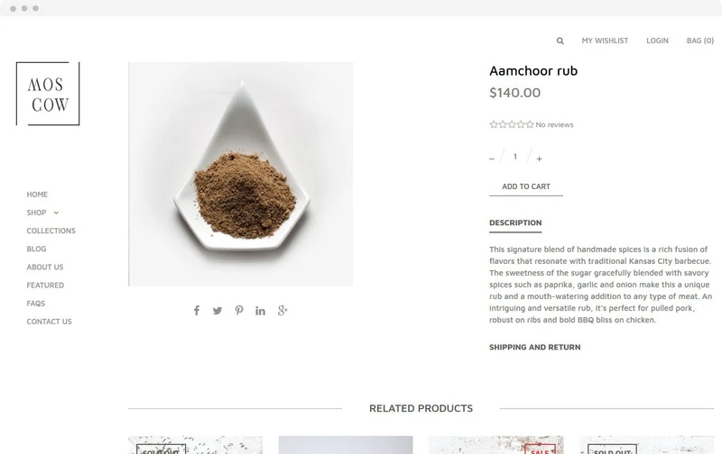 Moscow Shopify Theme