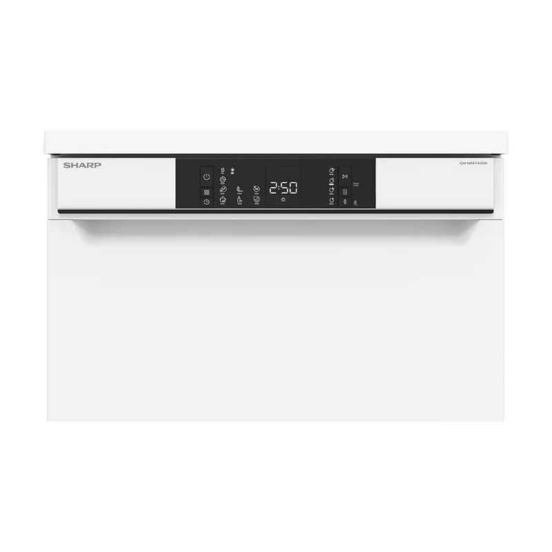 SHARP QW-NA1FF49DW-ES Freestanding 60 cm Dishwasher 14 PS 49 db D Class with Hygiene Technology