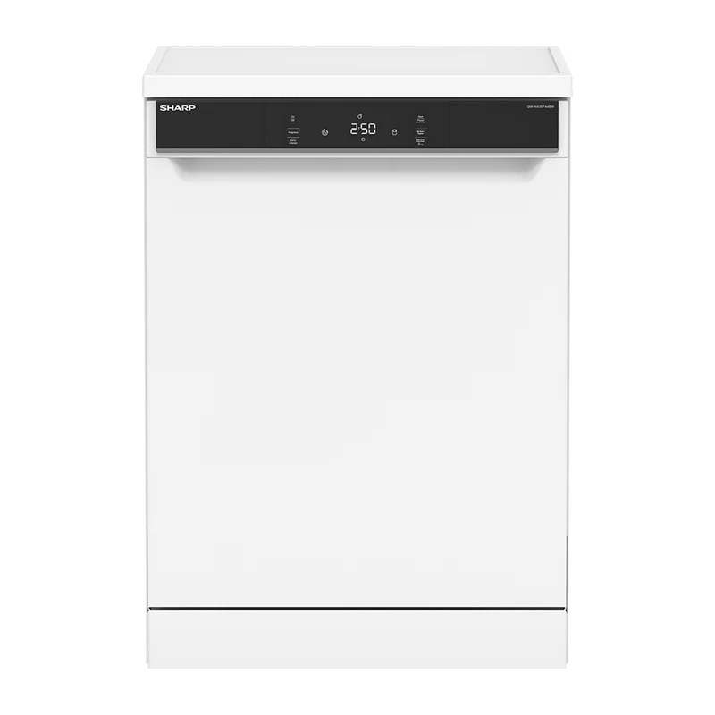 SHARP QW-NA35F44BW-ES Freestanding 60 cm Dishwasher 14 PS 44 db B Class with EcoBox Technology