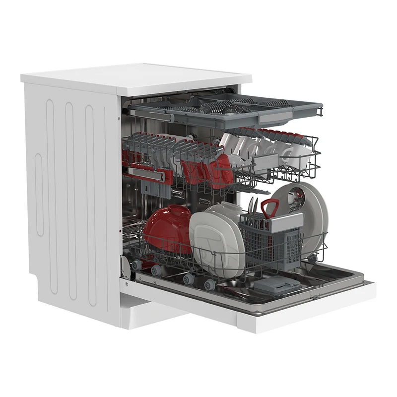 SHARP QW-NA35F44BW-ES Freestanding 60 cm Dishwasher 14 PS 44 db B Class with EcoBox Technology