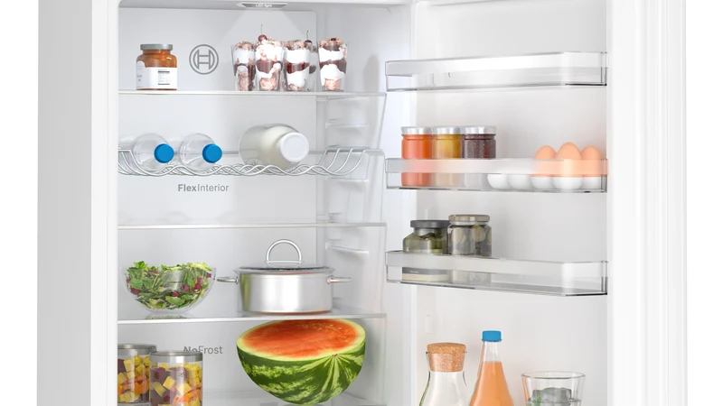 Réfrigérateur Avec Congélateur 363 Litres Reconditionné BOSCH KGN392WCF