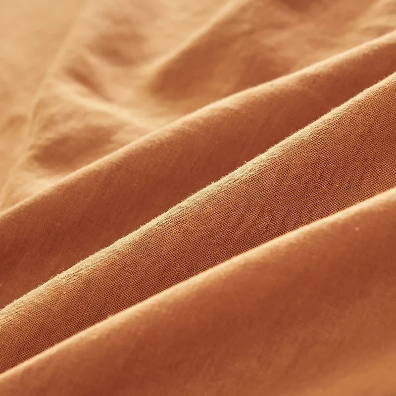 Simple Opulence Linen Cotton Blend Fitted Sheet Soft Breathable Bedding