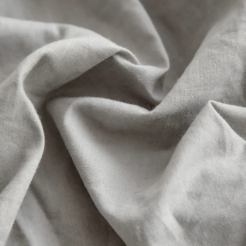 Simple Opulence Linen Cotton Blend Fitted Sheet Soft Breathable Bedding
